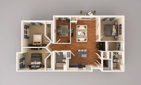 A11 Floor Plan at Northern Lights a Lifestyle-Driven Community, West Fargo, 58078